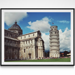 Póster Torre Inclinada De Poster Fotográfico De Pisa
