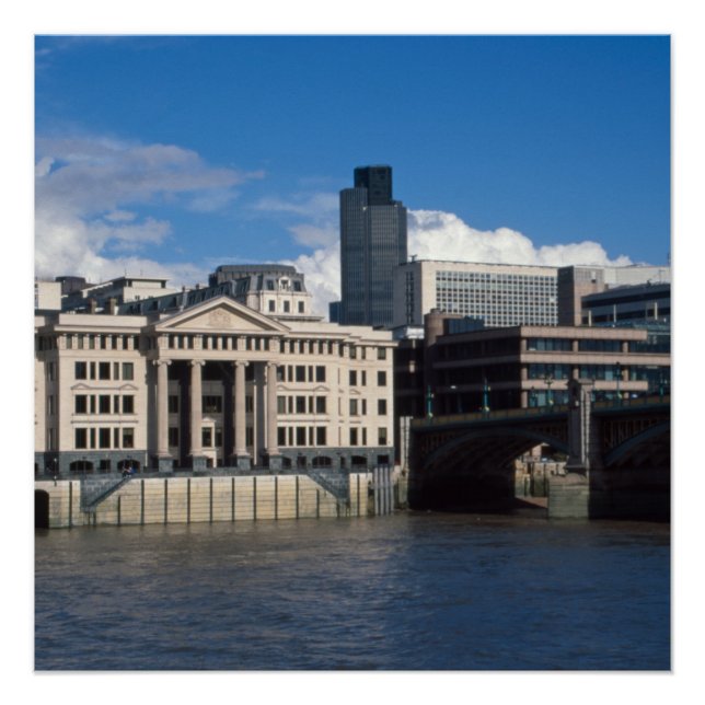 Póster Torre Nat West o Torre 42 La ciudad de Londres (Anverso)