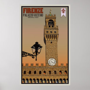 Póster Torre Palazzo Vecchio