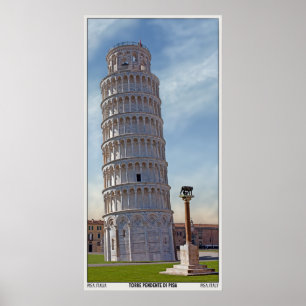 Póster Torre Pendente di Pisa