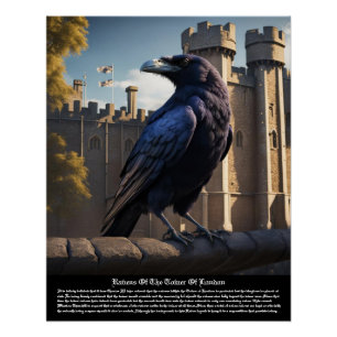 Póster Torre Raven De Londres