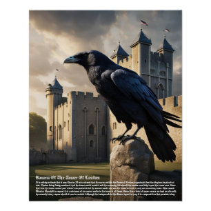 Póster Torre Raven De Londres