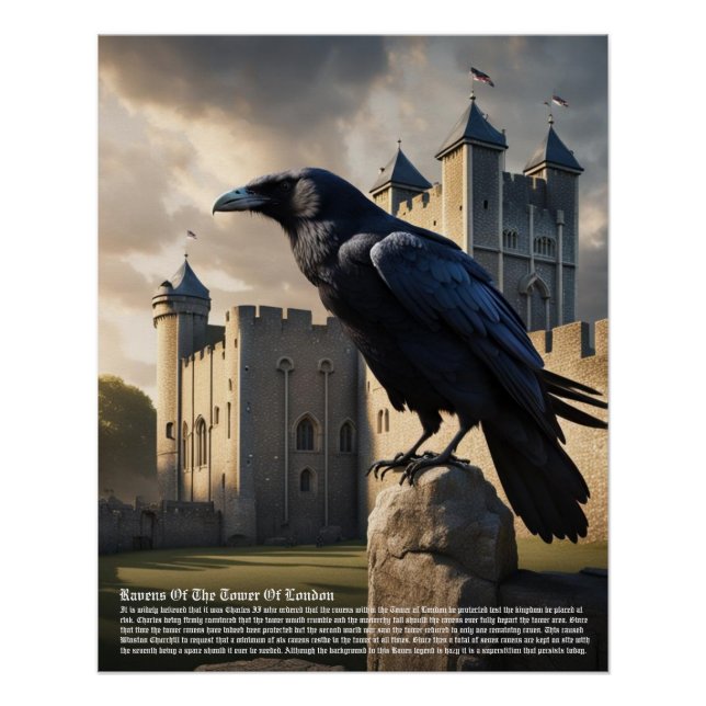 Póster Torre Raven De Londres (Anverso)