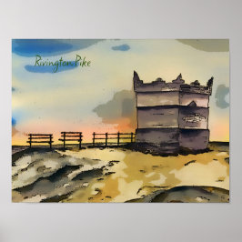 Póster Torre Rivington Pike Lookout