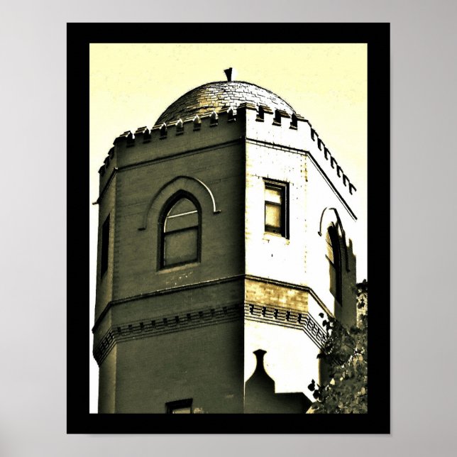 Póster Torre Sepia (Frente)