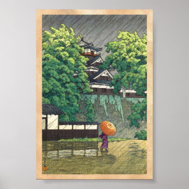 Póster Torre Udo, Castillo de Kumamoto (Kumamoto-jô Udoya