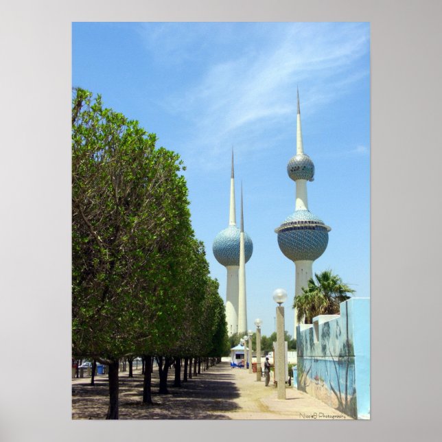 Póster Torres de Kuwait (Frente)