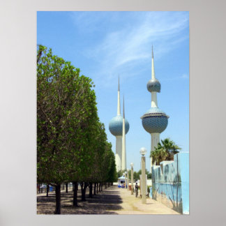 Póster Torres de Kuwait