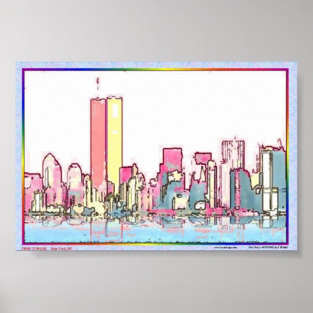 PÓSTER TORRES DE TWIN (Frente)