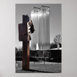 Póster Torres gemelas conmemorativas