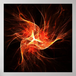 Póster Torsión abstracta - poster