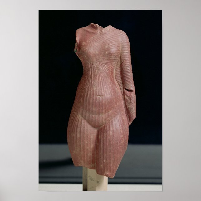 Póster Torso femenino, probablemente la reina Nefertiti (Frente)