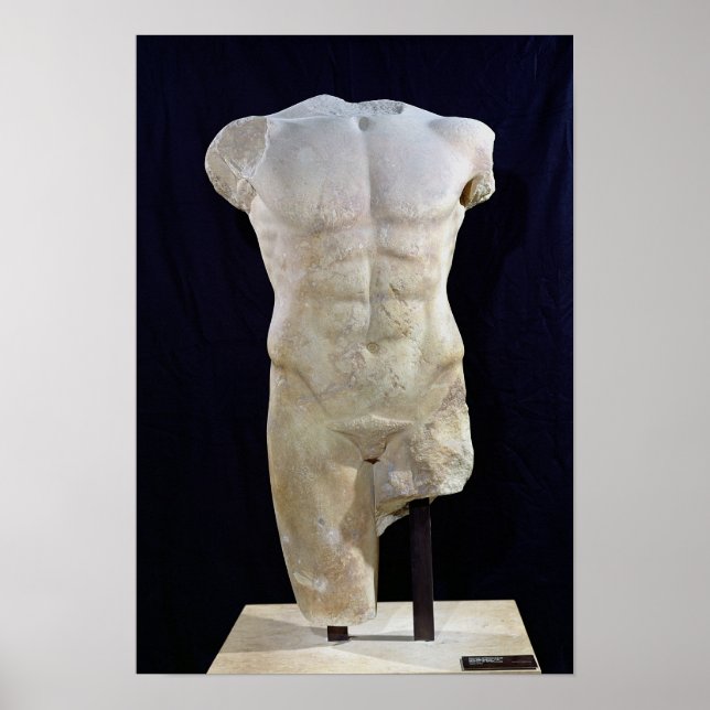 Póster Torso macho de Miletus, c.480 a.C. (Frente)