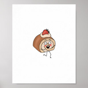Póster Torta temática, diseño de torta