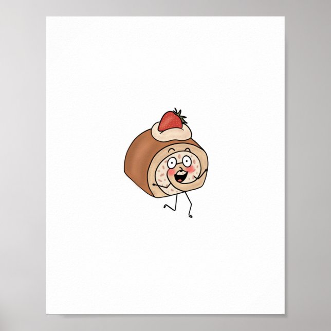 Póster Torta temática, diseño de torta (Frente)