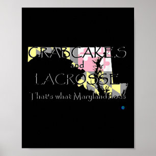 Póster Tortas De Cangrejo Y Lacrosse Eso Es Lo Que Hace M