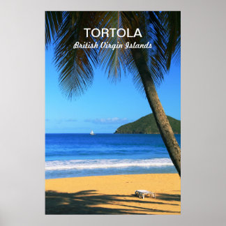Póster Tortola, poster de las Islas Vírgenes Británicas