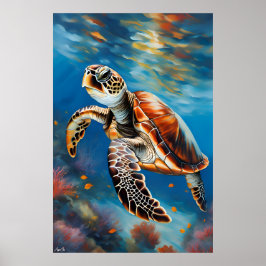Póster | Tortuga | Arte
