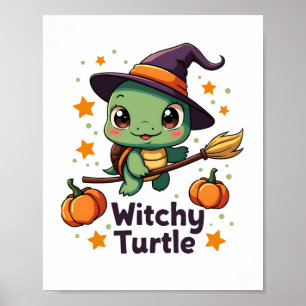 Póster Tortuga Bruja de Concha
