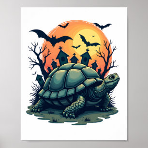 Póster Tortuga Caparazón de Gritos