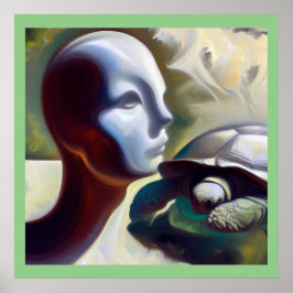 Póster Tortuga de animales espirituosos 3