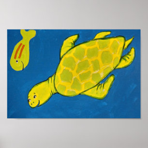 Póster Tortuga de mar