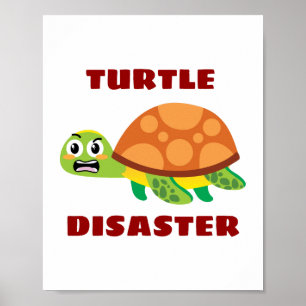 Póster Tortuga desatadora Tortuga