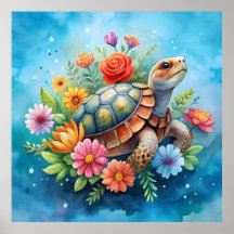 Tortuga floral