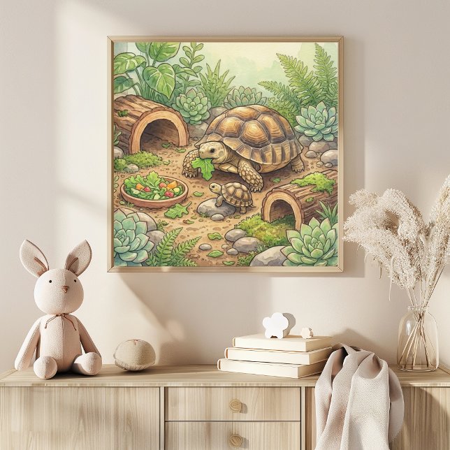 Póster Tortuga Mamá y Guardería de Bebés (Subido por el creador)