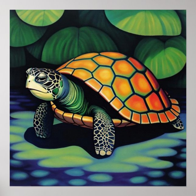 Póster Tortuga marina (Frente)