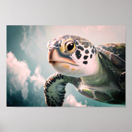 Póster Tortuga marina