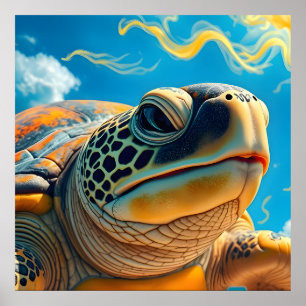 Póster Tortuga marina
