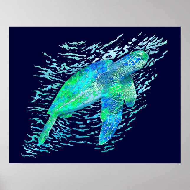 Póster Tortuga marina (Frente)