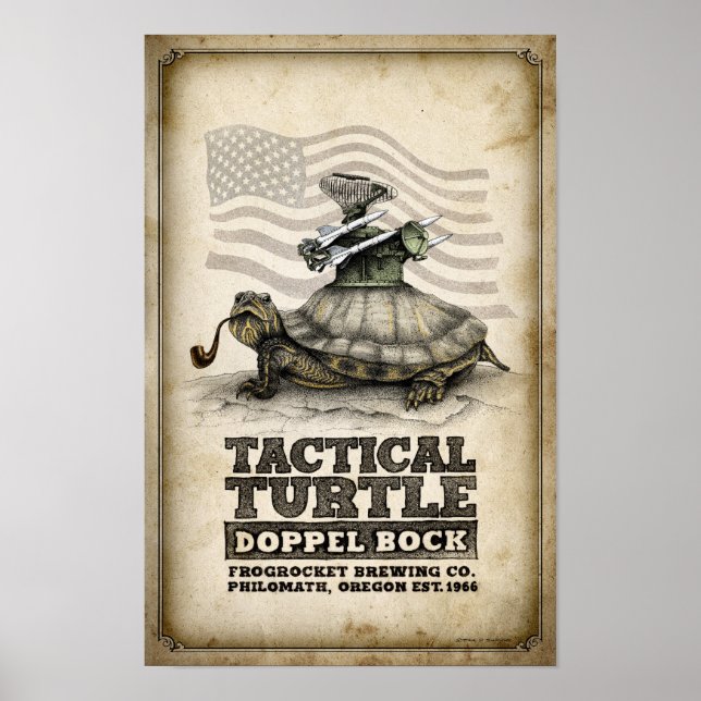 Póster Tortuga táctica Doppel Bock (Frente)