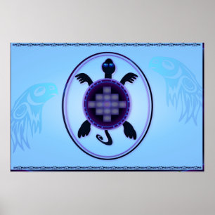 Póster Tortuga valerosa Yardsign