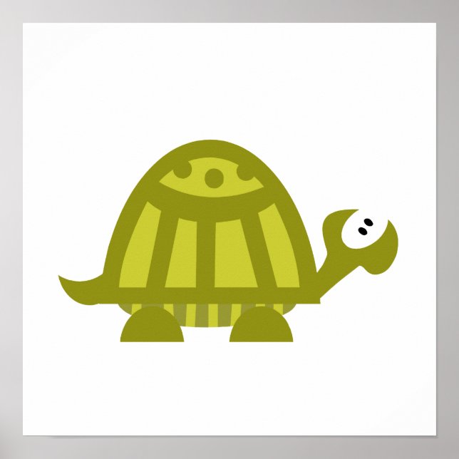 Póster Tortuga verde (Frente)