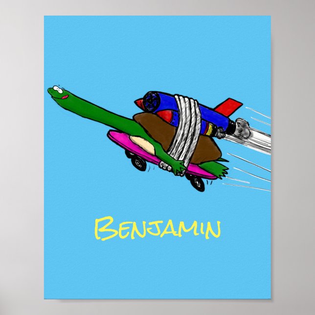 Póster Tortuga voladora (Frente)