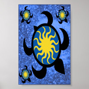 Póster Tortugas de Sun