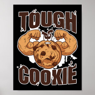 Póster Tos Cookie Bodybuilding Alimentos Lover Muscular