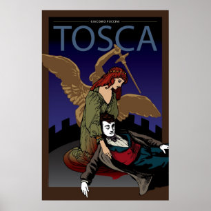Póster Tosca, Ópera