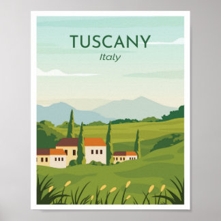 Póster Toscana Italia