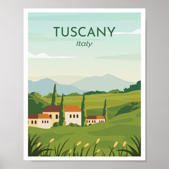 Póster Toscana Italia (Frente)