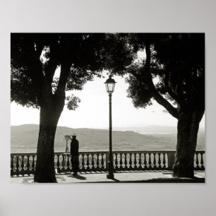 Póster Toscana. Italia. Cortona