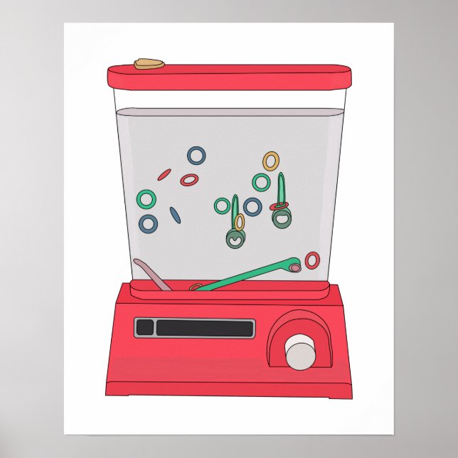 Póster Toss de anillos acuáticos (Frente)