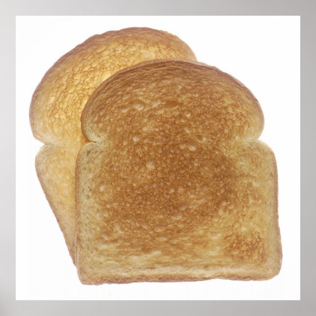 Póster Tosta de desayuno (Frente)