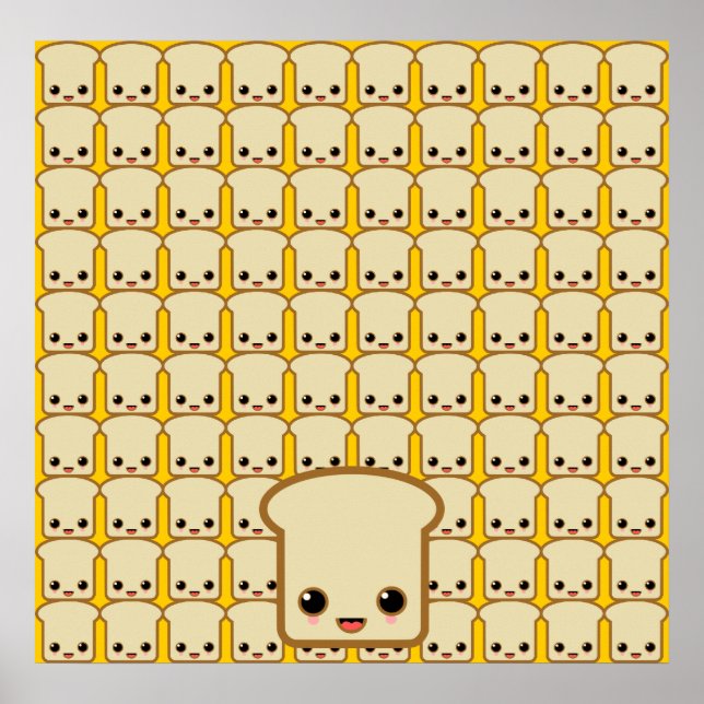 Póster tostadas Rey de tostadas (Frente)