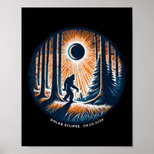 Póster Total Abril 8 2024 Eclipse solar total 3