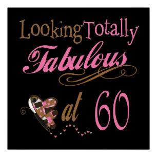 Póster Totalmente fabuloso en 60
