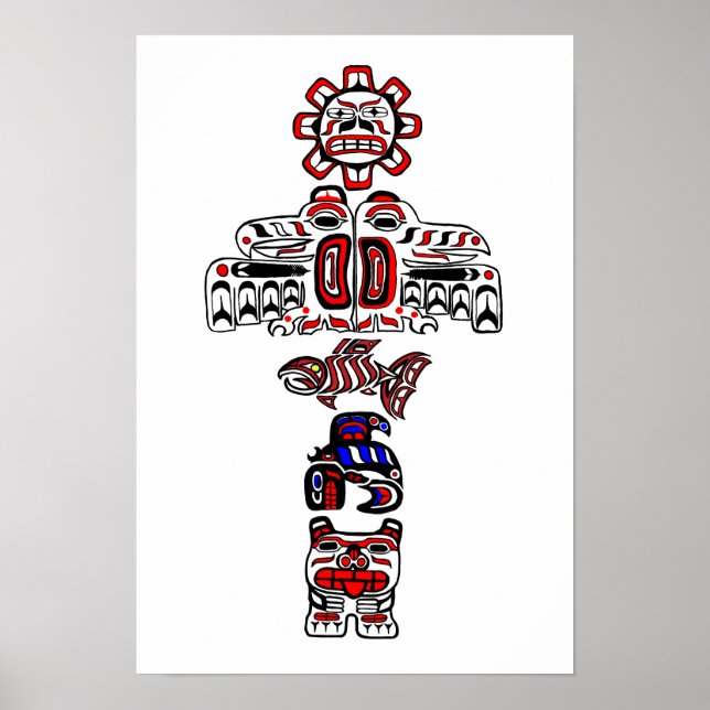 Póster Totem de Haida (Frente)