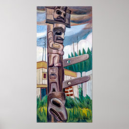 Póster Totem de Haida | Emily Carr |
